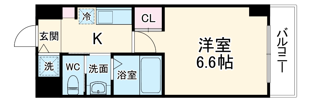 フレアコート梅田の間取り