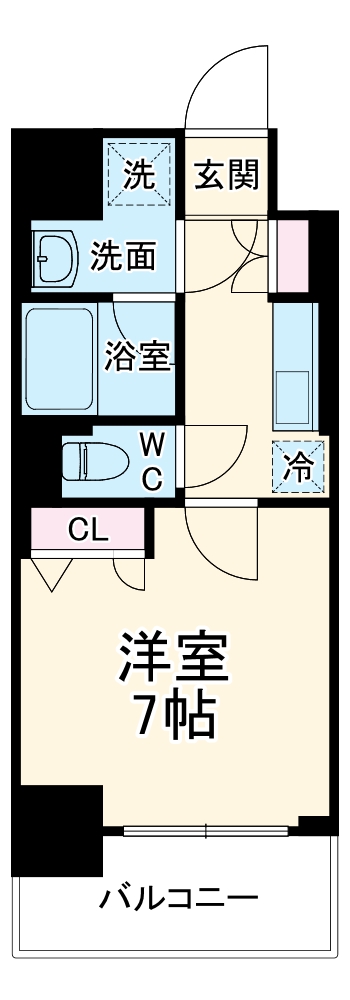 アーバネックス梅田西の間取り