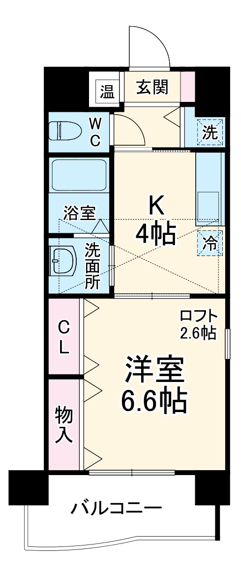 キリンパークサイドの間取り