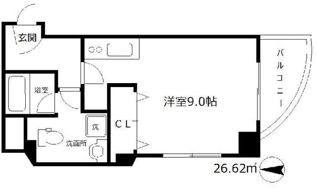 ライブコート北梅田の間取り
