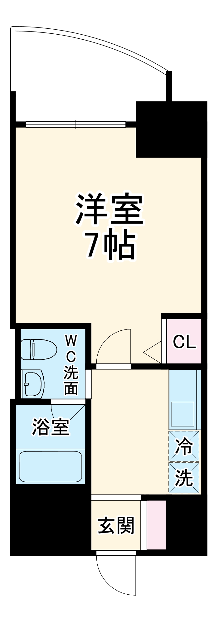 セレニテ梅田北の間取り