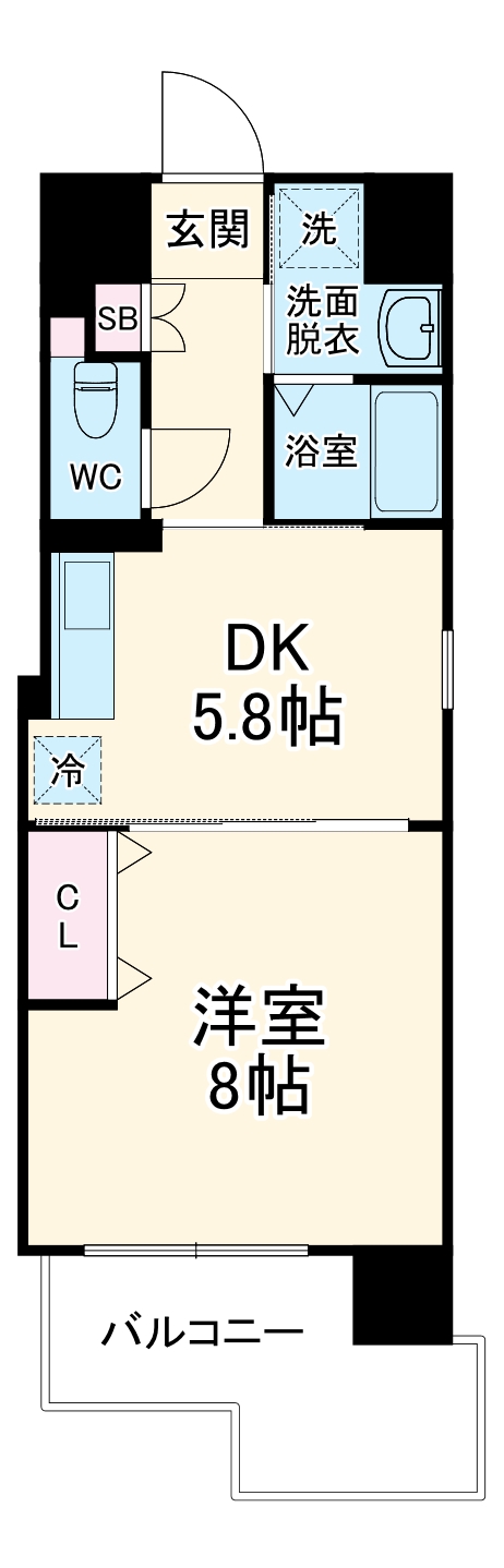 O・G・S FUKUSHIMAの間取り