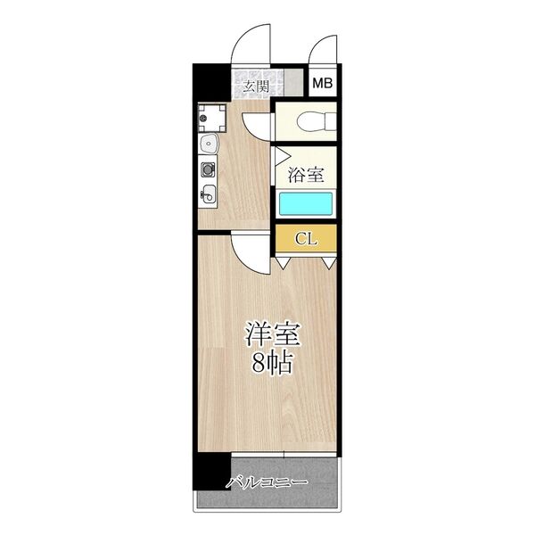 新梅田プライムの間取り