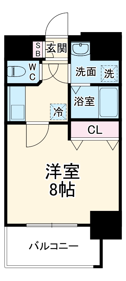 プレサンス梅田の間取り