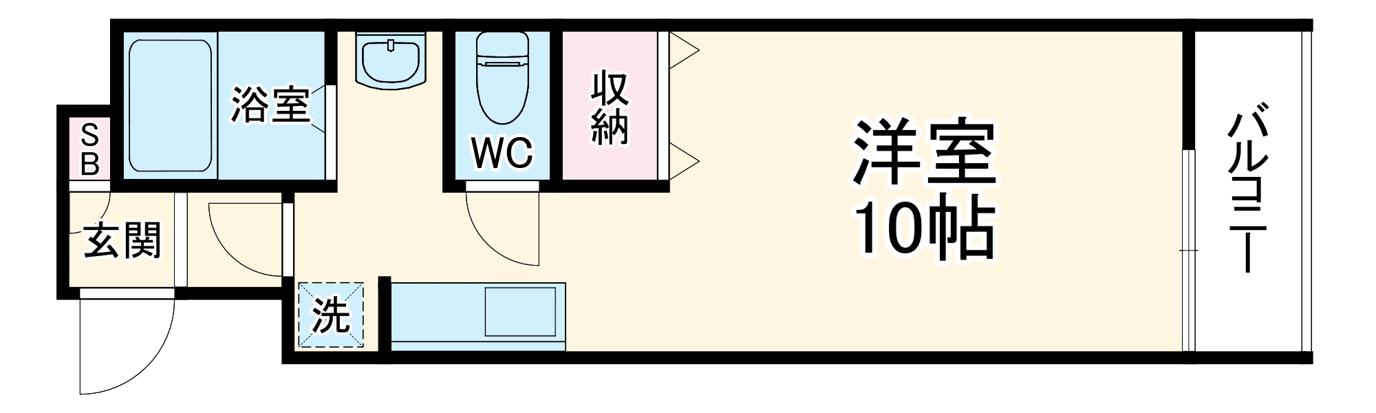 FineSquareの間取り