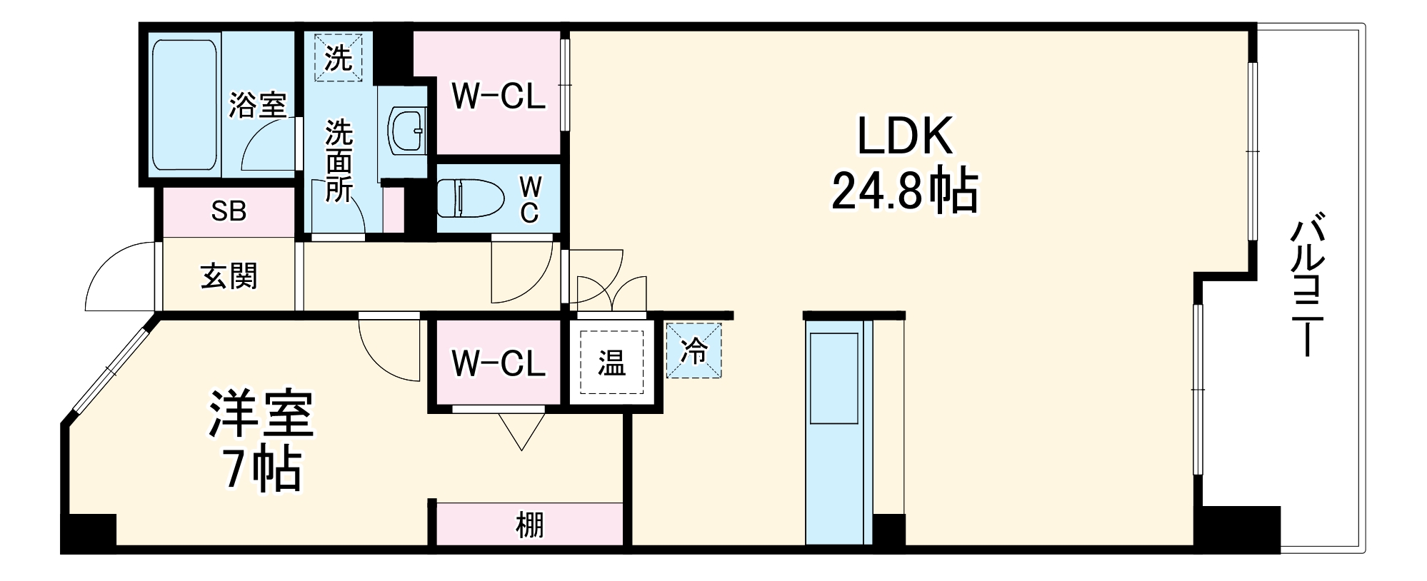 グレンパーク梅田北の間取り