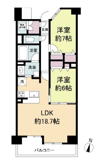 グレンパーク梅田北の間取り