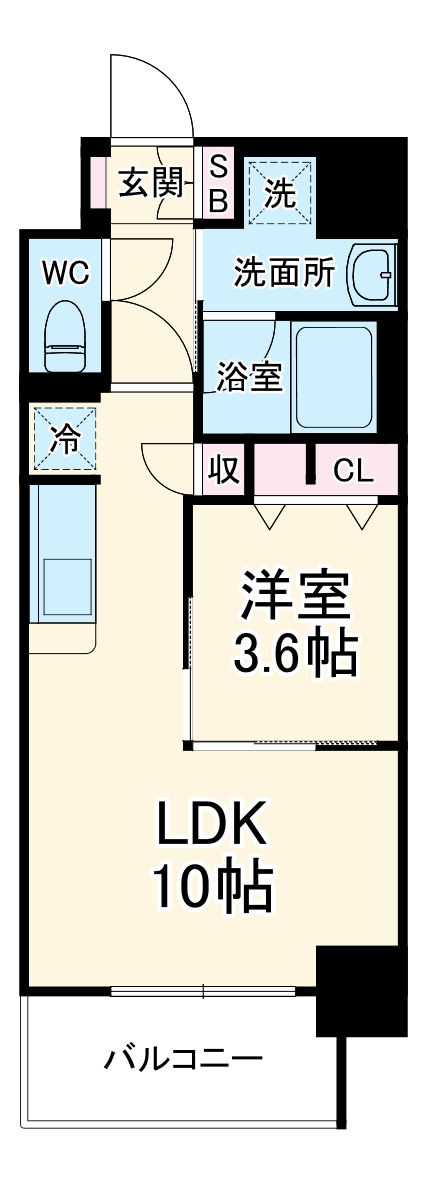 アーバネックス堂島の間取り