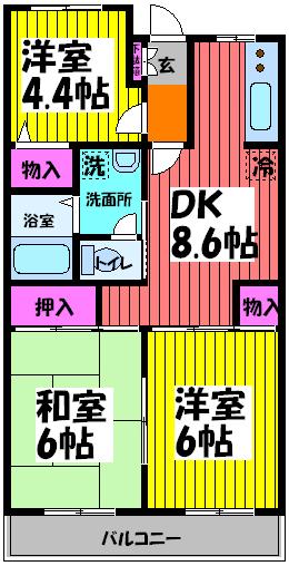 ビラ・トーホーの間取り