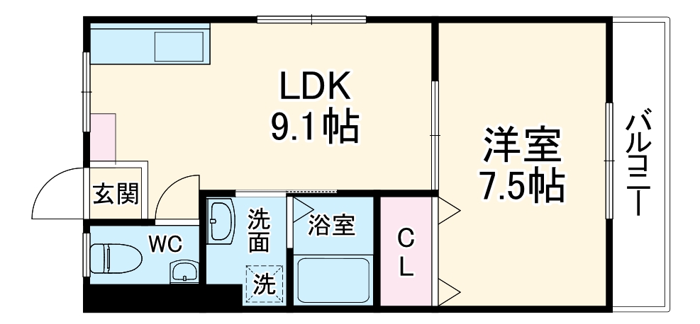 雁道ビルの間取り