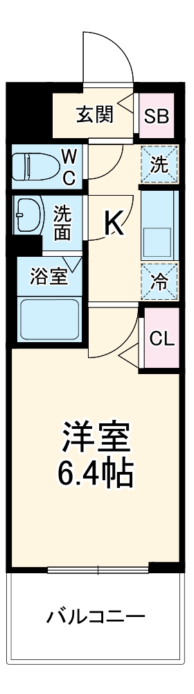 プレサンス梅田北ディアの間取り