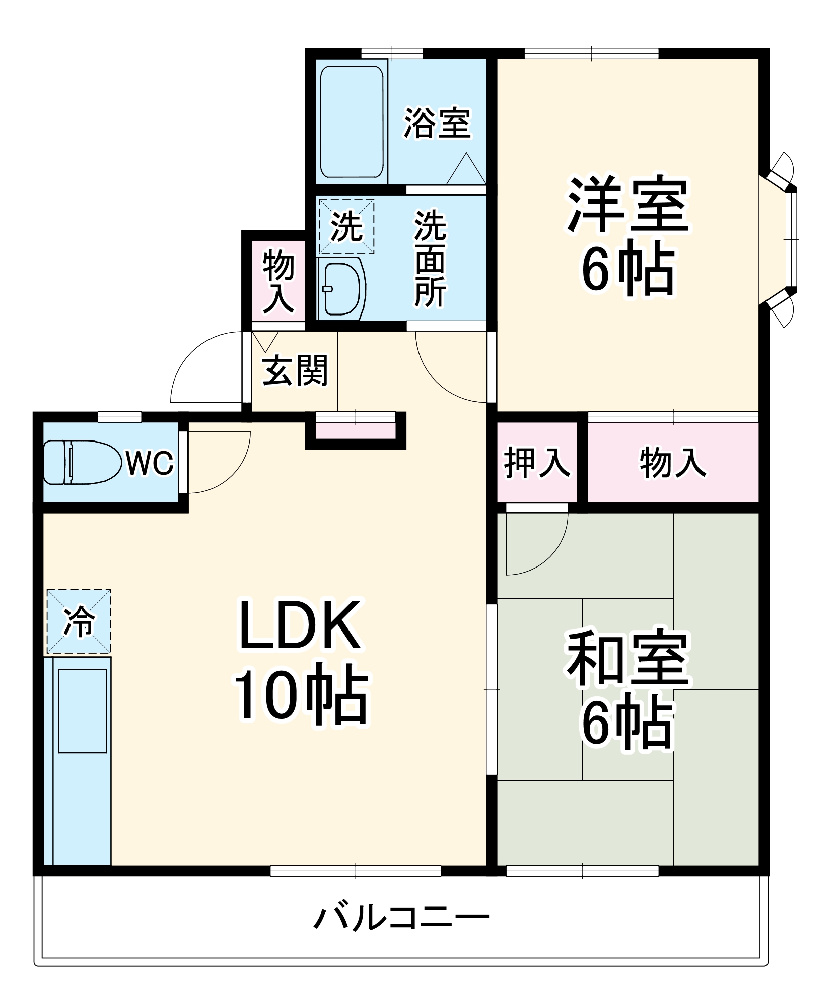 サンライフ桜の間取り