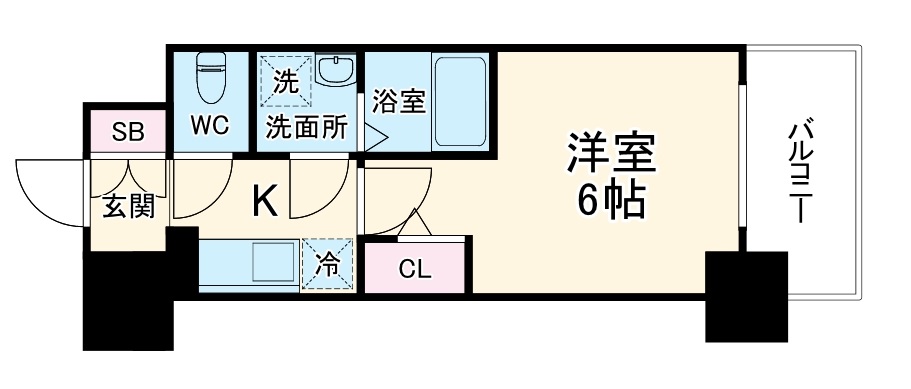 エスリード福島グレイスの間取り
