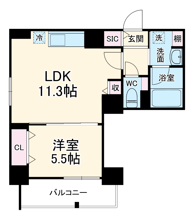 SKYレジデンス大阪梅田の間取り