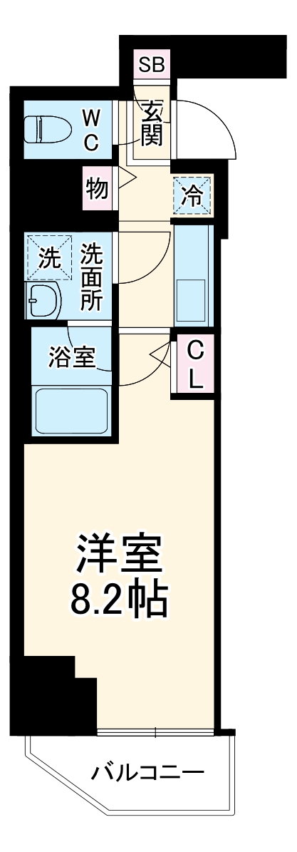 ファーストフィオーレ東梅田の間取り