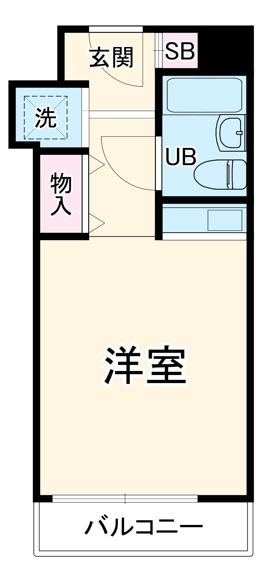 アメニティ塚本公園の間取り