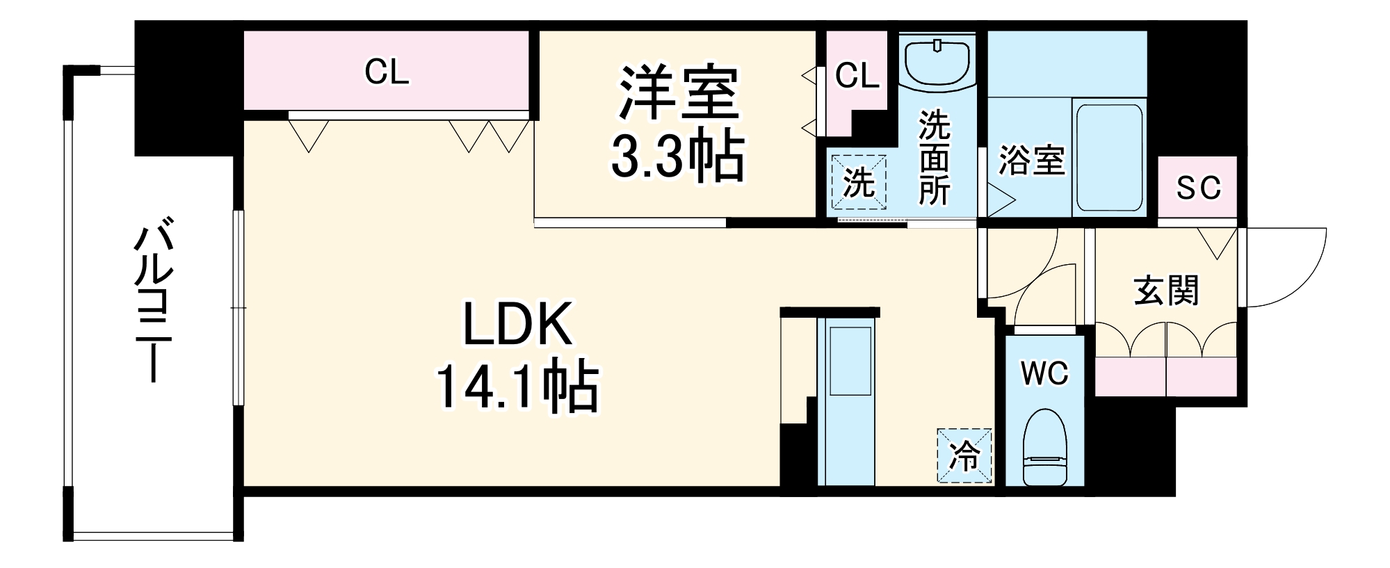 プリマクラッセの間取り