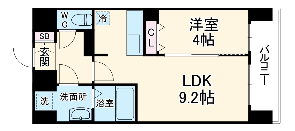 ランドセントラル梅田の間取り