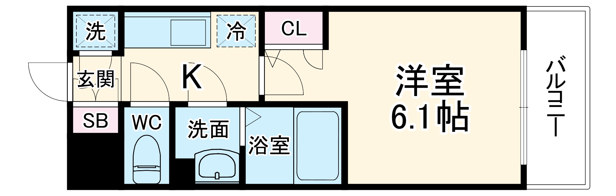 エスリード梅田グランノースの間取り