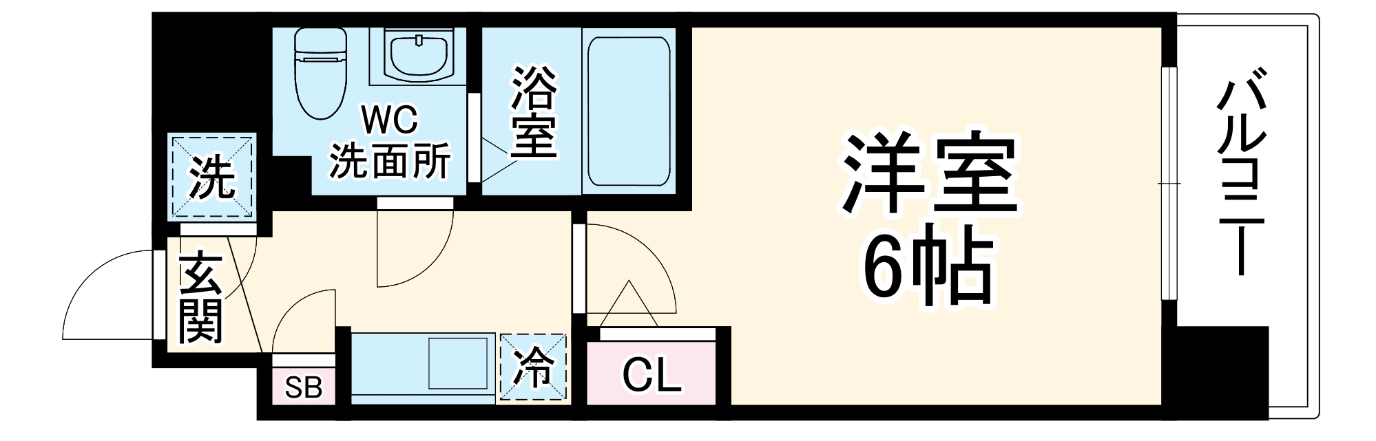 エスリード梅田グランノースの間取り