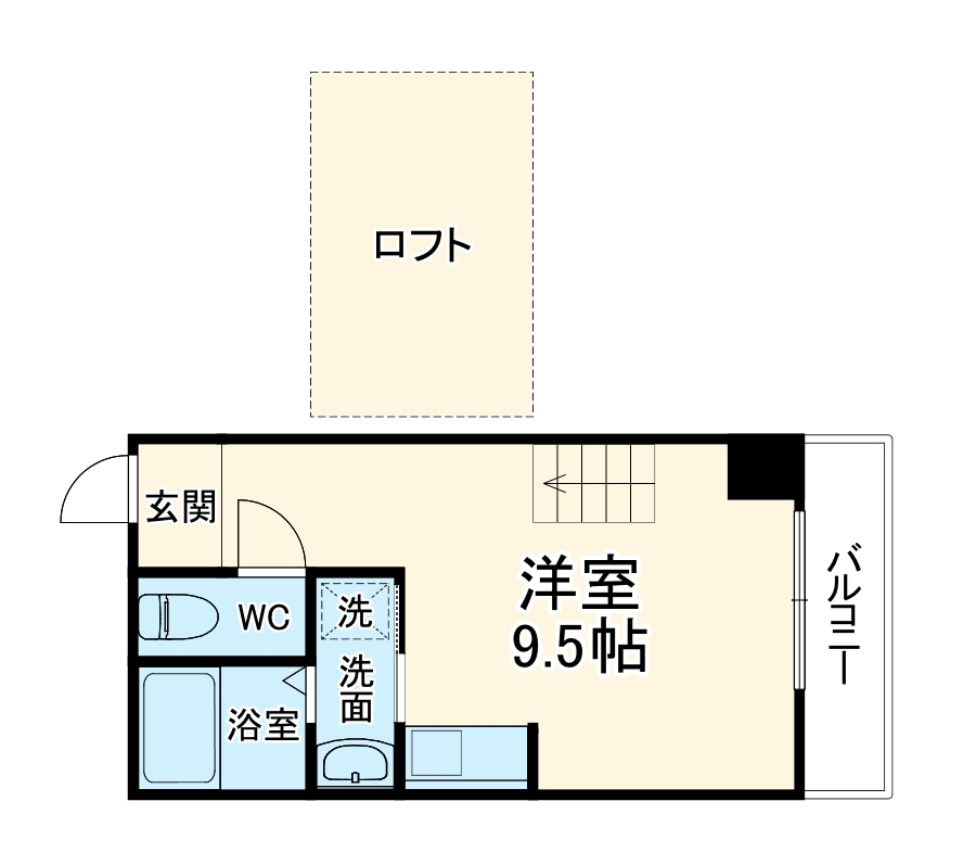 RIHITO新大阪WESTの間取り