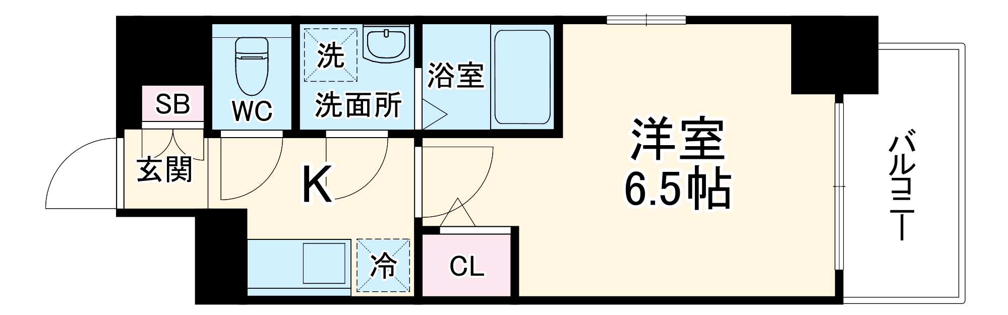エスリード新福島の間取り