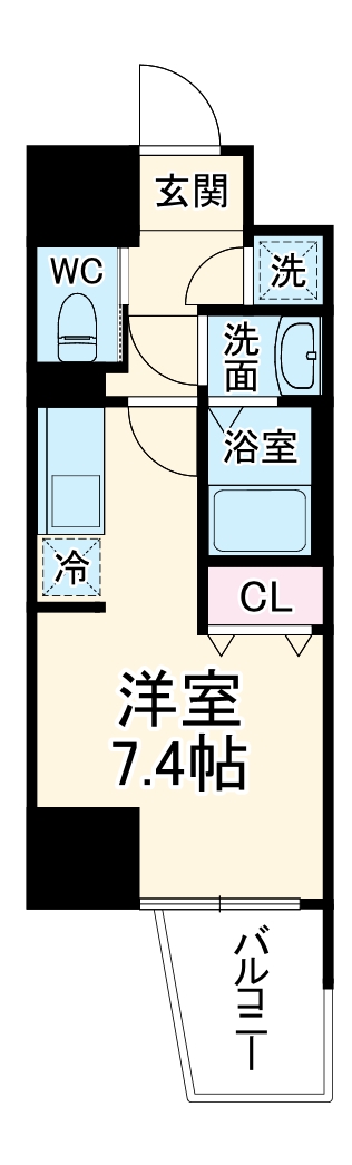 HORIZON UMEDA NORTHの間取り