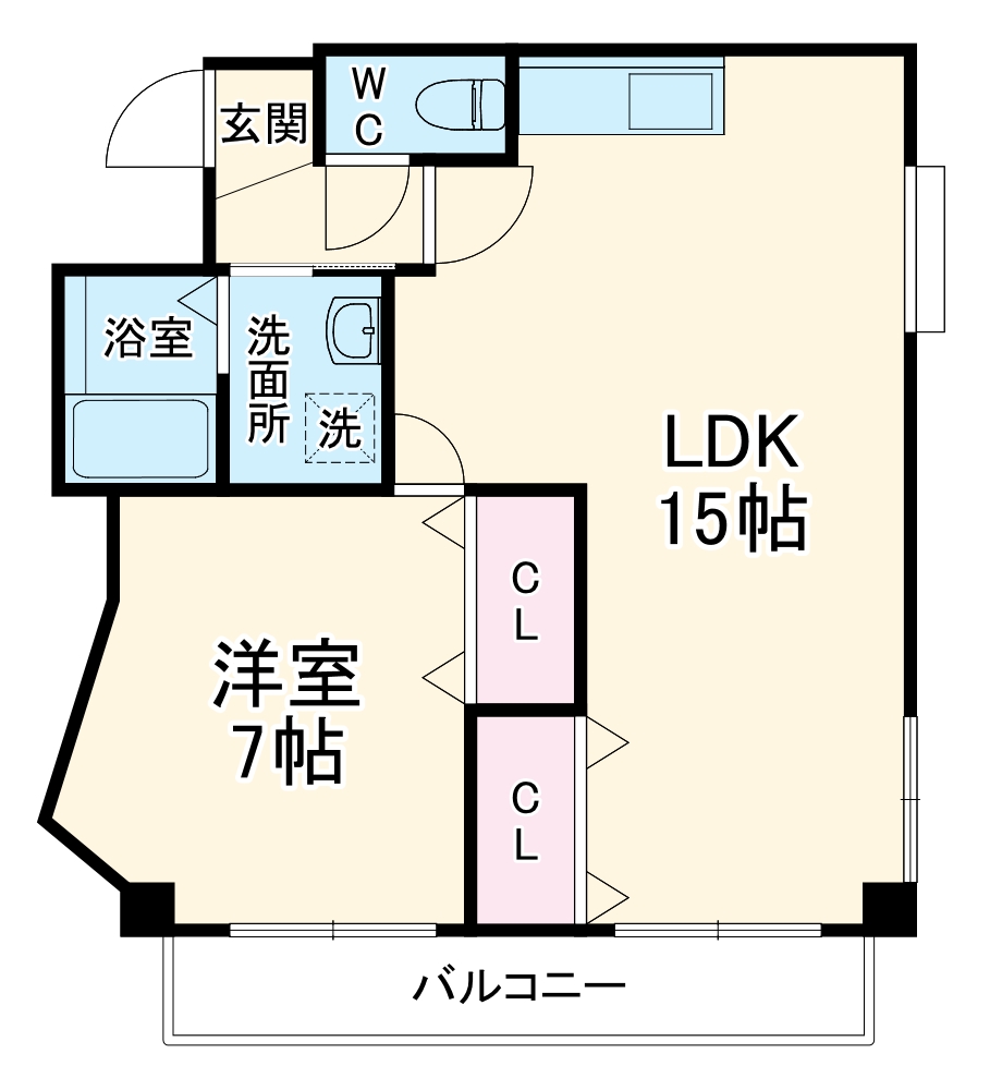エクシードプラザ豊中の間取り
