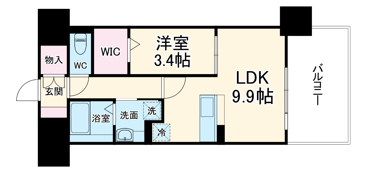 LaSante梅田北(旧オリーブコート)の間取り