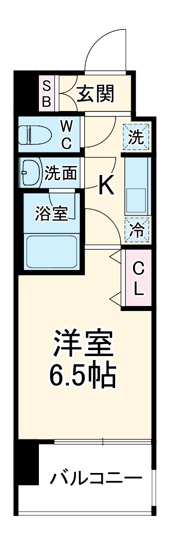 ファーストフィオーレ江坂ウエストの間取り
