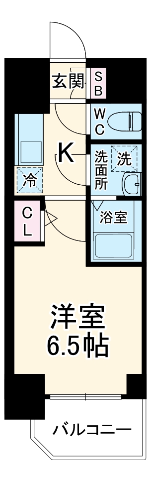 エスリード新福島の間取り