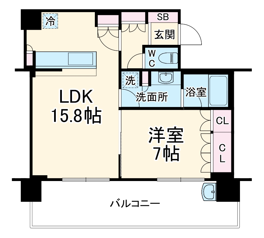 パークタワー梅田の間取り