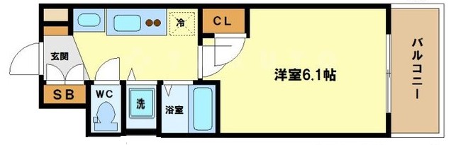 プレサンス天満ステーションフロントの間取り