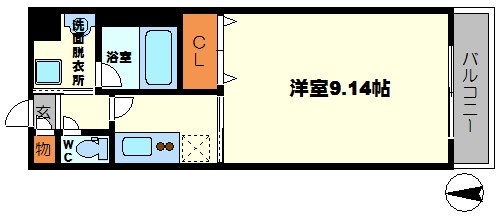 プレジオ江坂の間取り