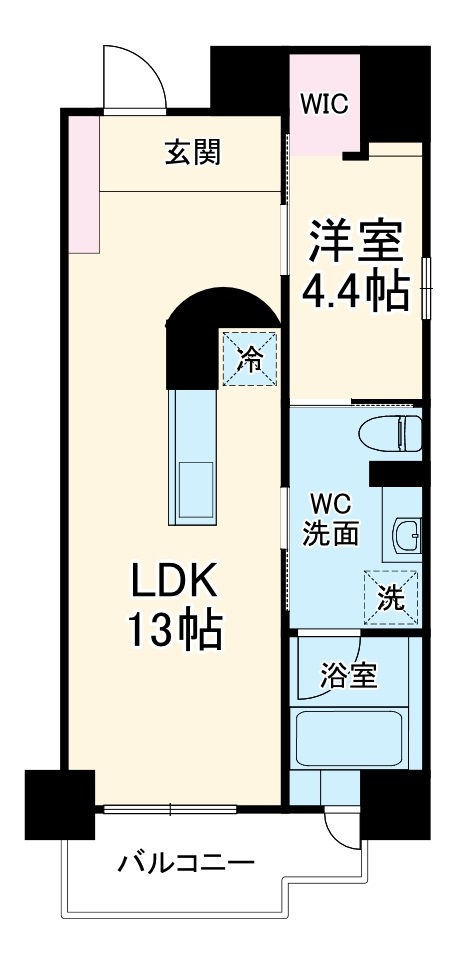 Bee-parQ扇町の間取り