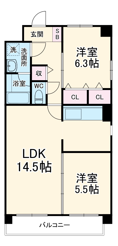 メイユールの間取り