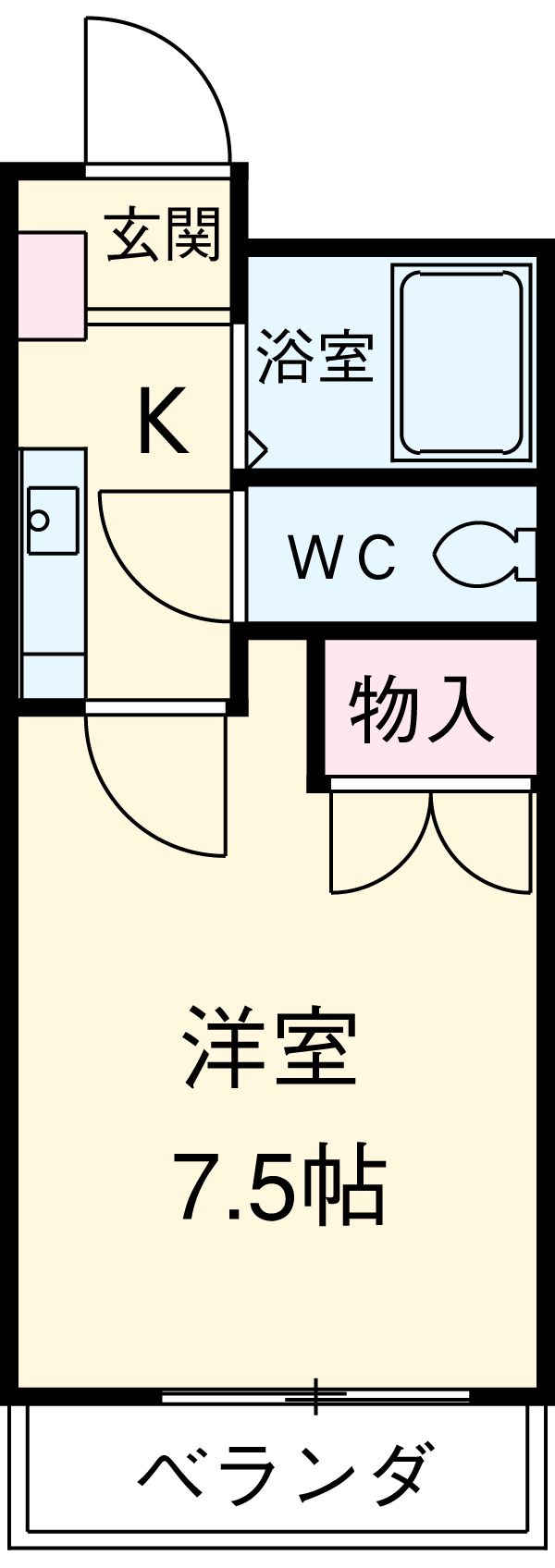 クレセント元八事の間取り