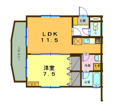 ヴィブレマリアージュの間取り