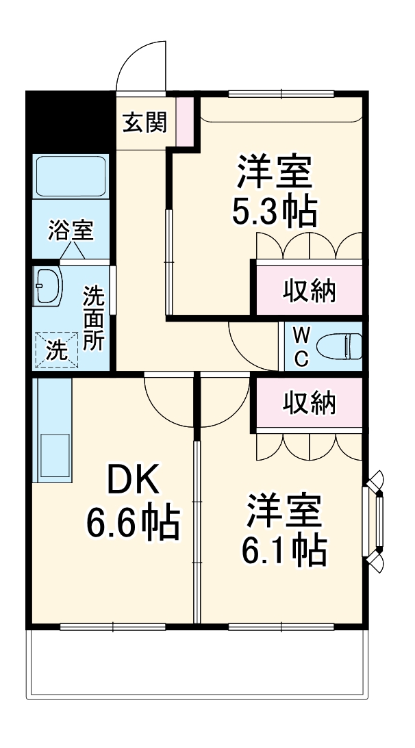 クレアートの間取り