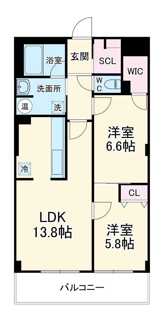 ラピスコートの間取り