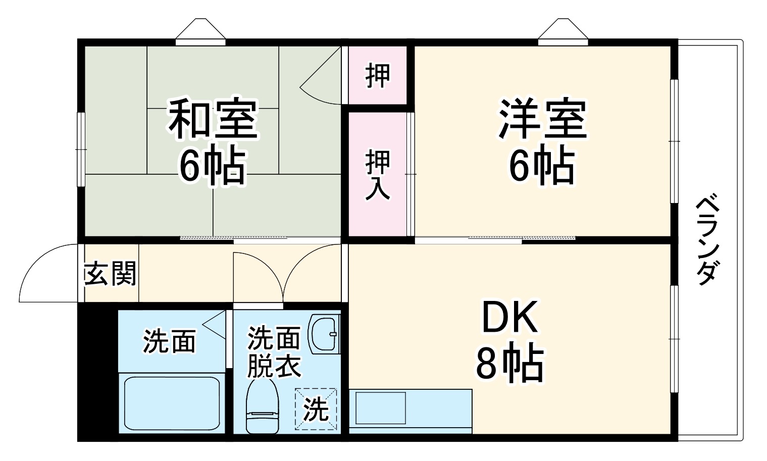 エレガンス桜の町の間取り