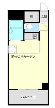 朝日プラザ新大阪の間取り