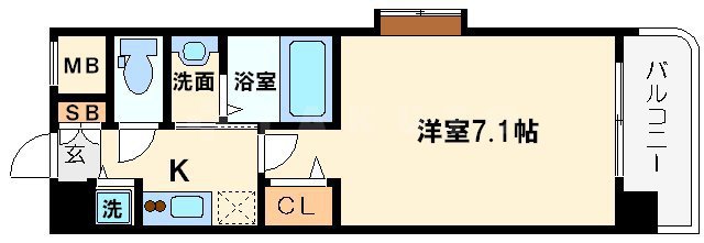 オーキッドレジデンス塚本の間取り