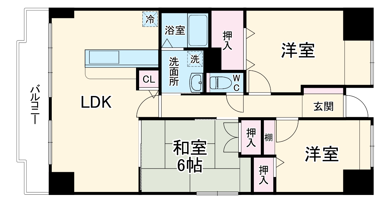 ロフティ少路の間取り