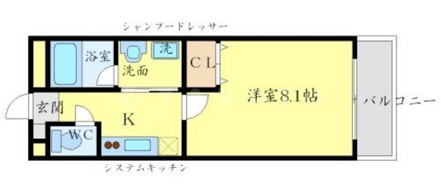 プレベール千里中央の間取り