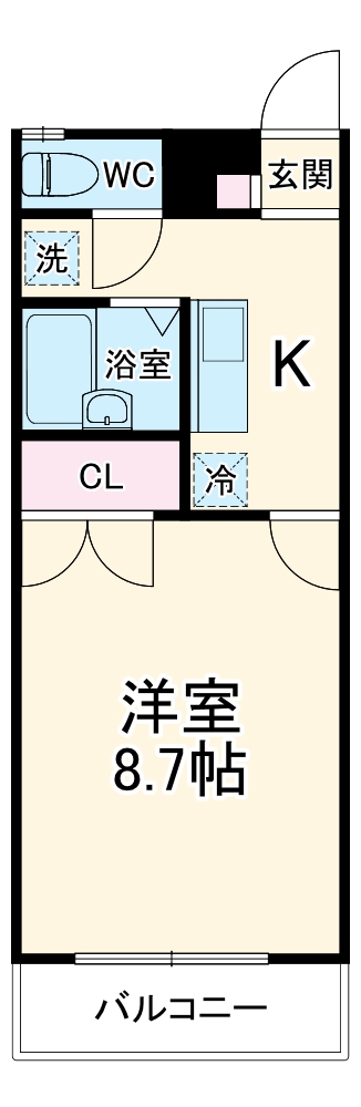 平沢の完工年月(2004年2月)築の賃貸アパートの間取り