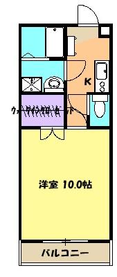 フェリスタ中山の間取り