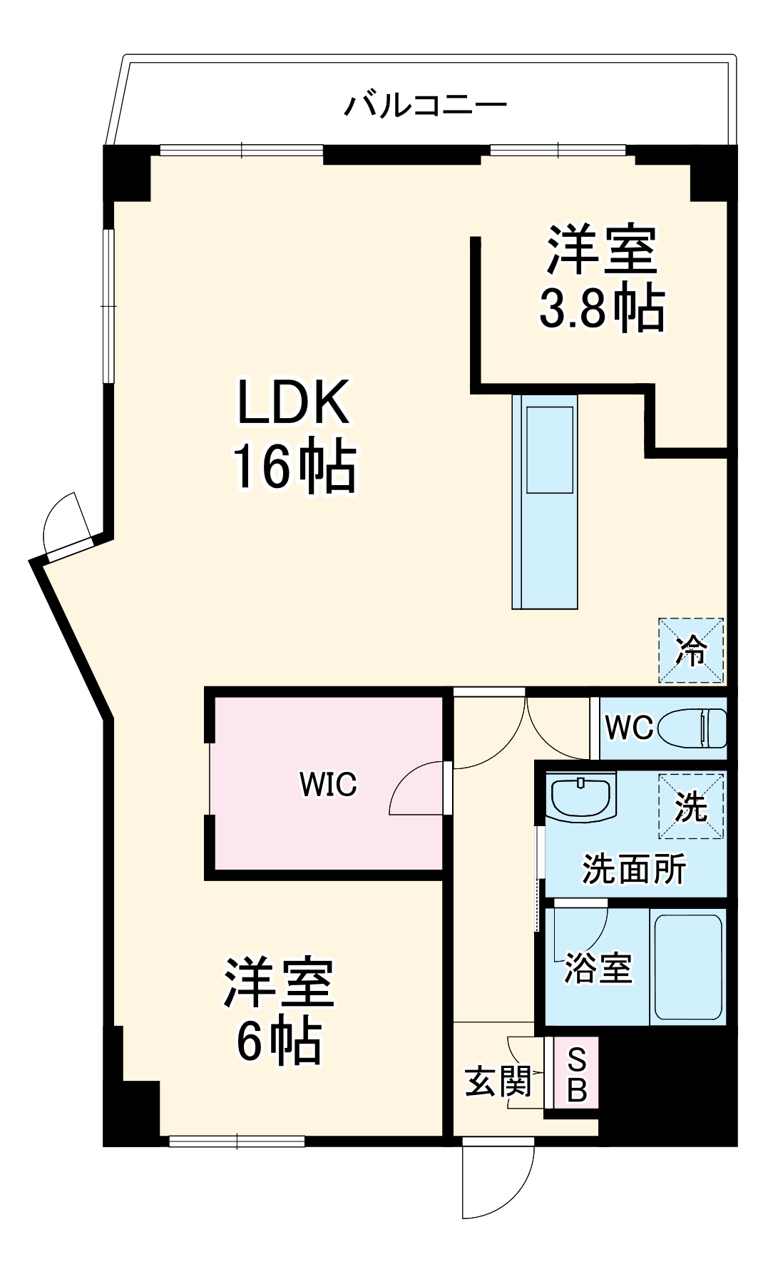 リリアン千里南の間取り