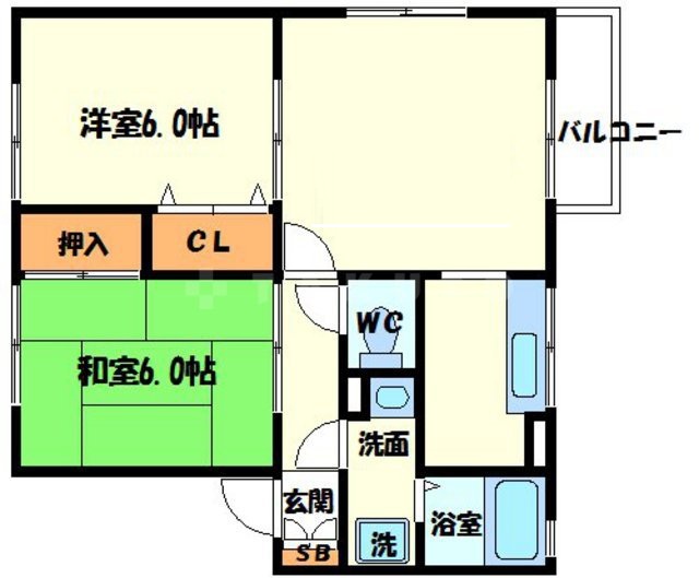 ナチュール　Ｂ棟の間取り