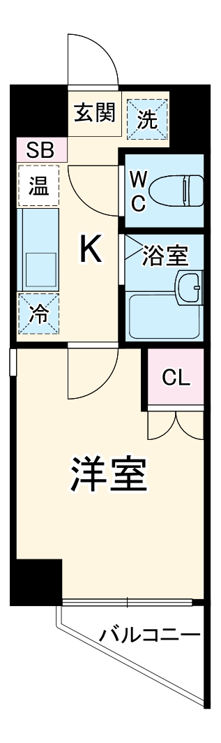 ラフォーレ竹山の間取り